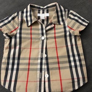Burberry shirt for baby boy